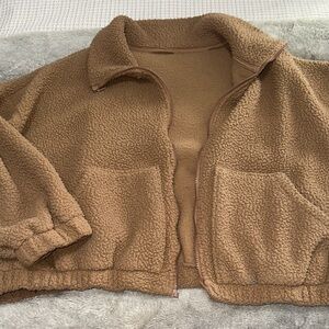 Old Navy Brown Sherpa Jacket